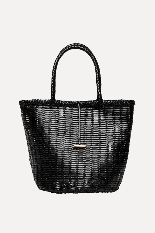 Round Leather Basket from Liffner