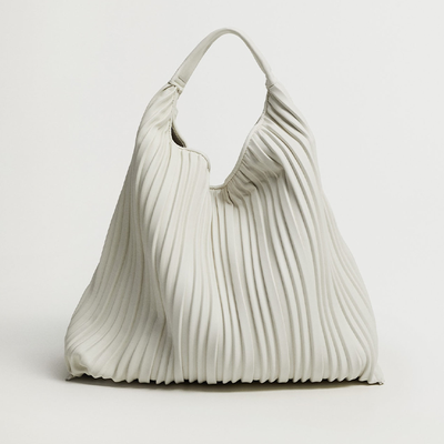 Pleated Bucket Bag from Mango