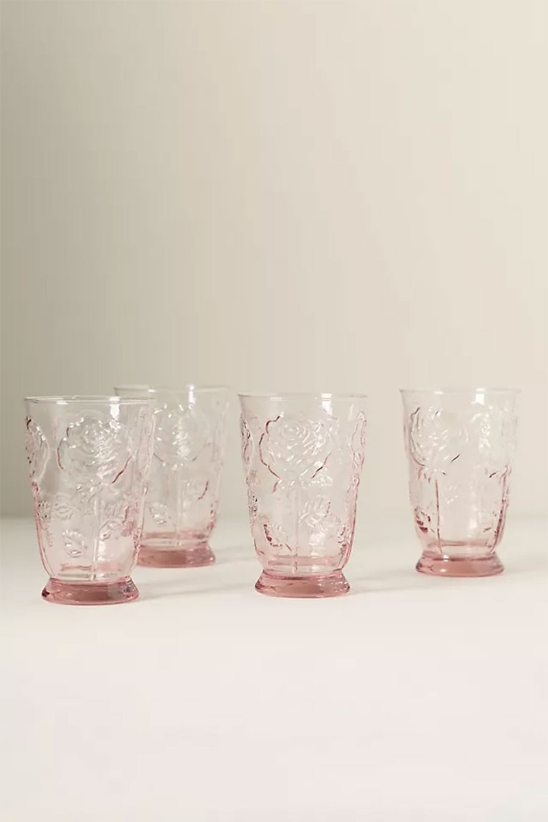 Rosette Juice Glass