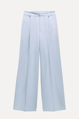 Flowing Trousers With Pleats from Zara