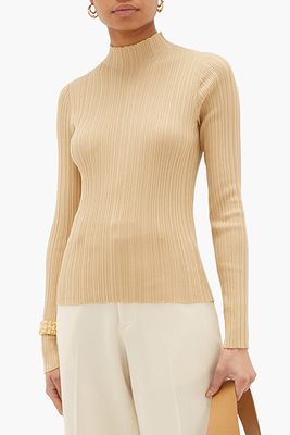 High Neck Ribbed Sweater from Acne Studios