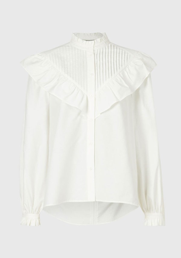 Fiala Frill Silk Blend Shirt from Allsaints