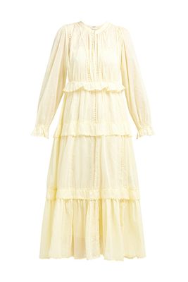 Aboni Ruffle-Tiered Cotton Dress from Isabel Marant Étoile