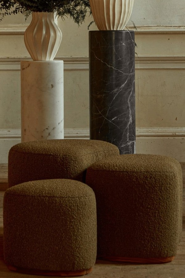 Pebble Poufs from Ransom & Dunn