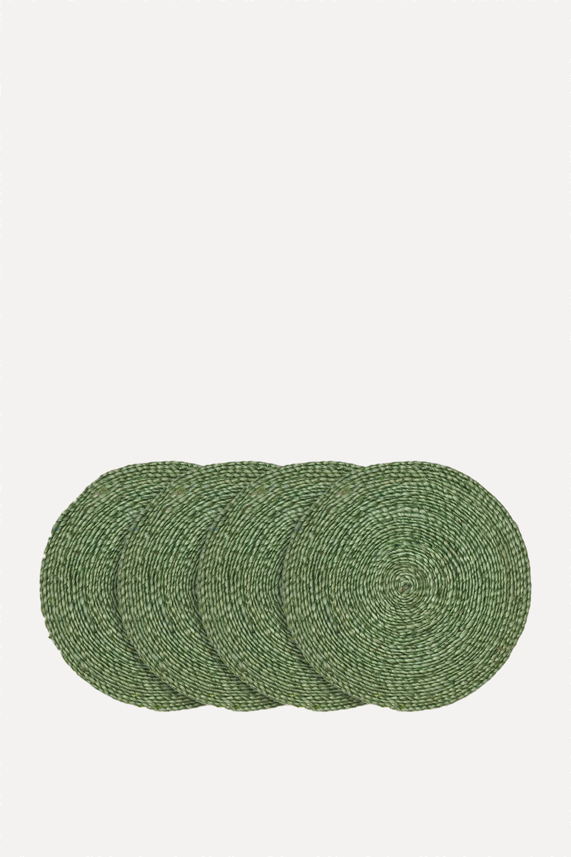 Set Of 4 Jute Placemats from Birdie Fortescue