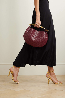 Sardine Small Intrecciato Leather Shoulder Bag from Bottega Veneta