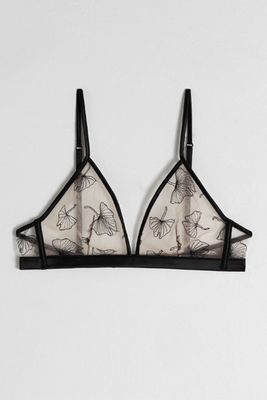 Leaf Mesh Triangle Bra from & Other Stories