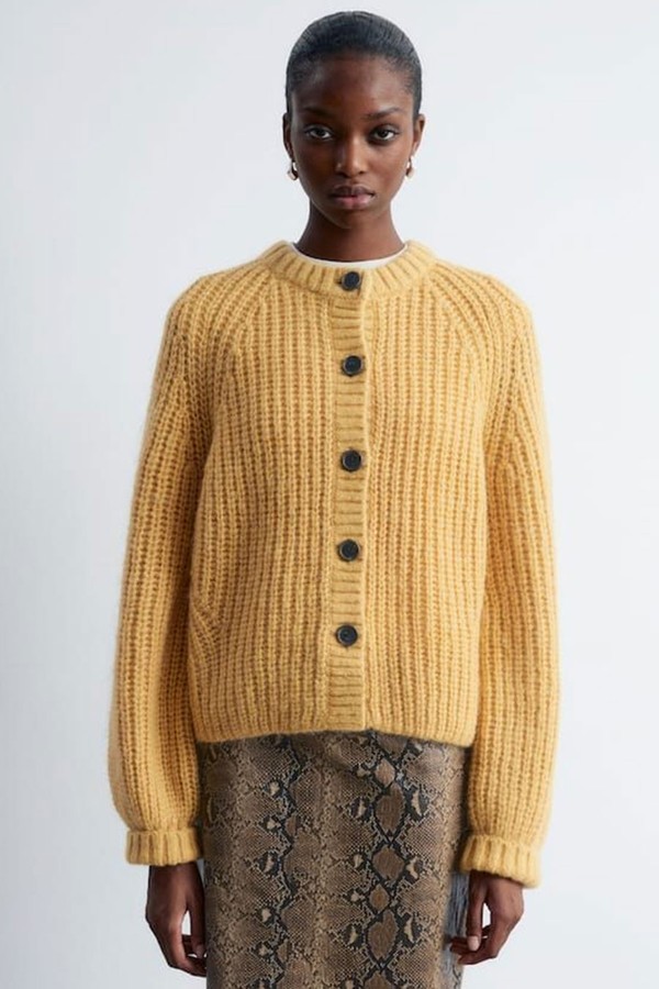 Balloon-Sleeve Cardigan from & Other Stories