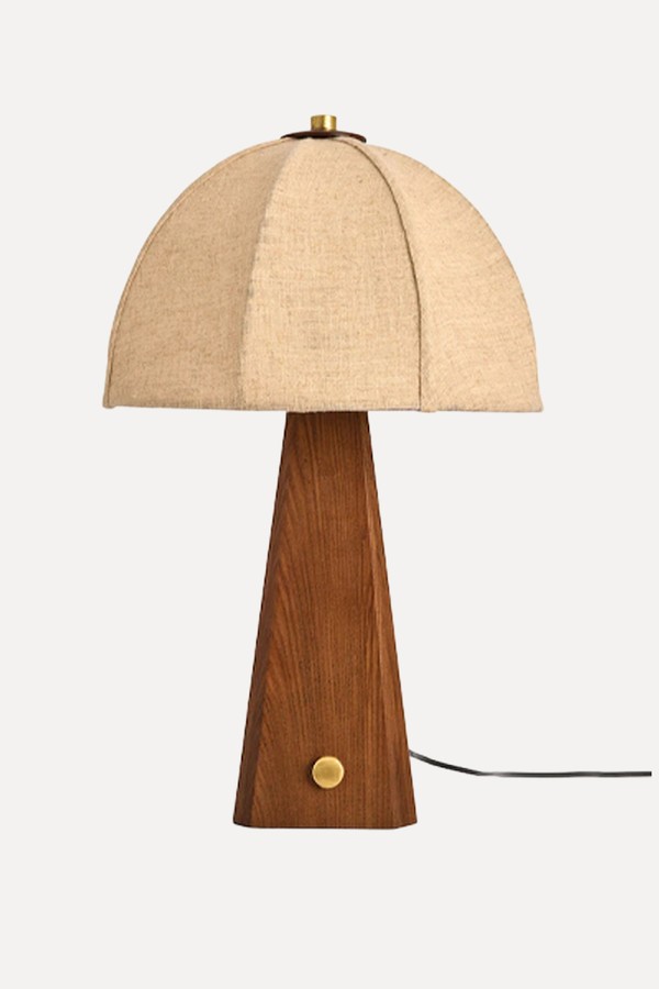  Dark Wood Benny Table Lamp