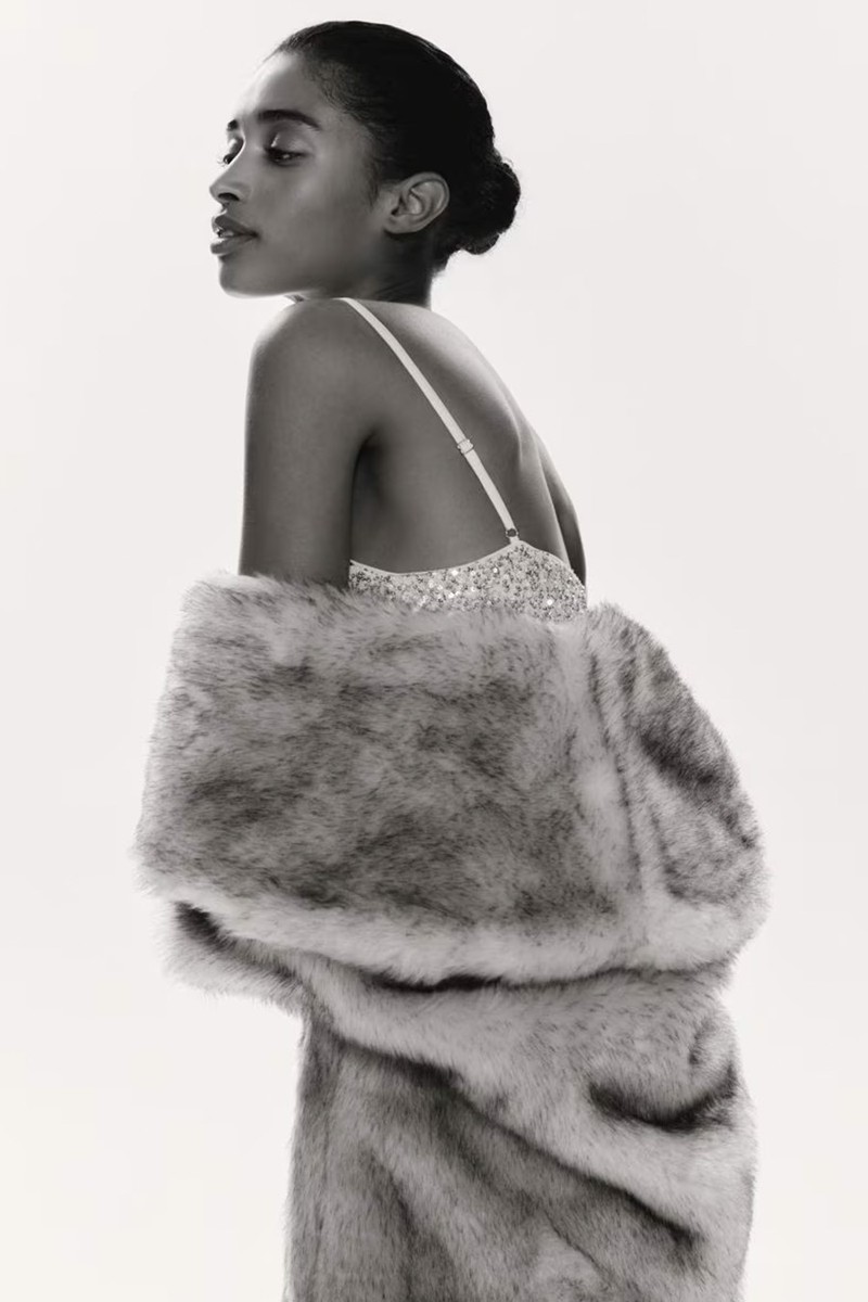 Faux Fur Coat from Reserved