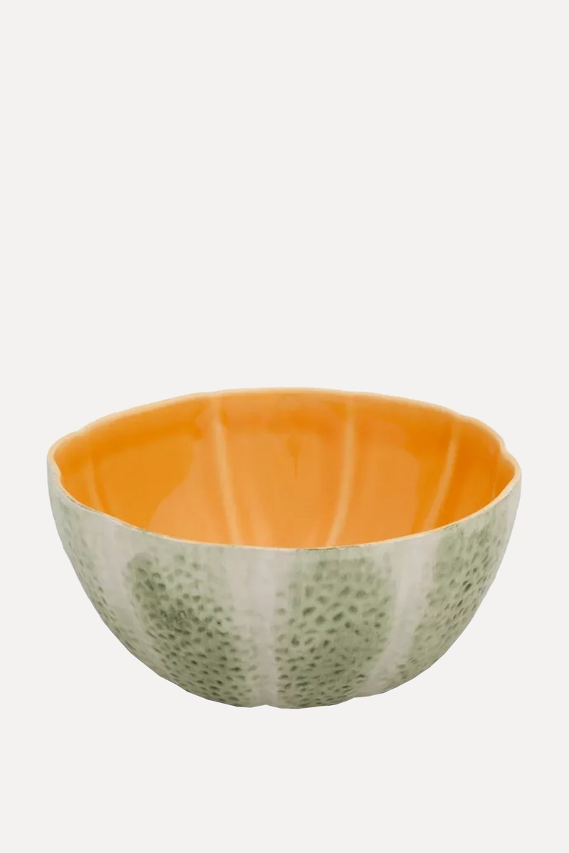 Melon Earthenware Cereal Bowl from Bordallo Pinheiro