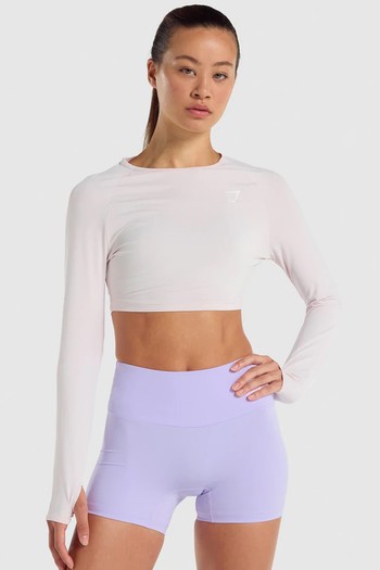 Training Long Sleeve Crop Top from Gym Shark