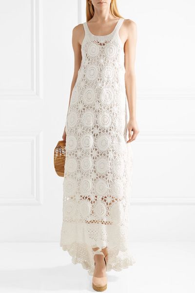 Secret Crocheted Cotton Maxi Dress from Mes Demoiselles