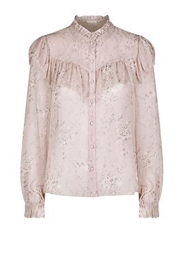 Erica Floral Ruffle Blouse from LoveShackFancy
