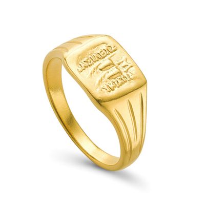Square Coin Signet Ring from Missoma