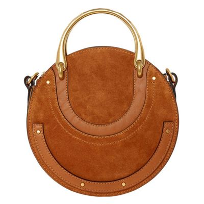 Caramel Suede Pixie Grab Bag