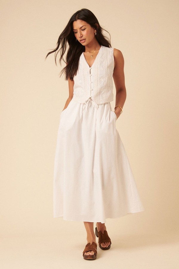 Drawstring Midi Skirt from Nobody’s Child