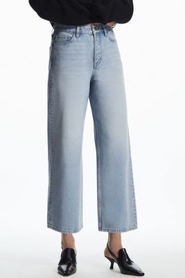 Wide Leg High-Rise Cropped Jeans from COS