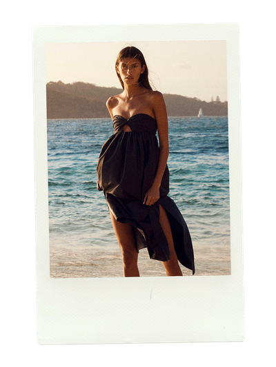 Bermuda Organic Cotton Midi Dress, £420 | Bondi Born