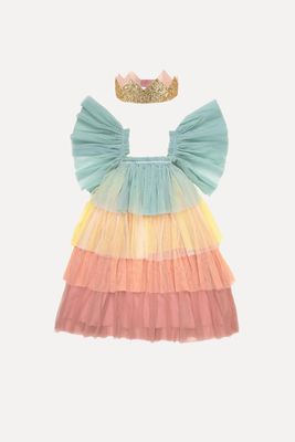 Rainbow Ruffle Princess Costume from Meri Meri