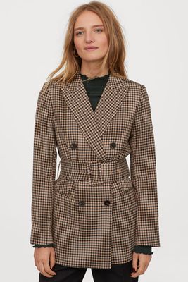 Double Breasted Belted Jacket from H&M