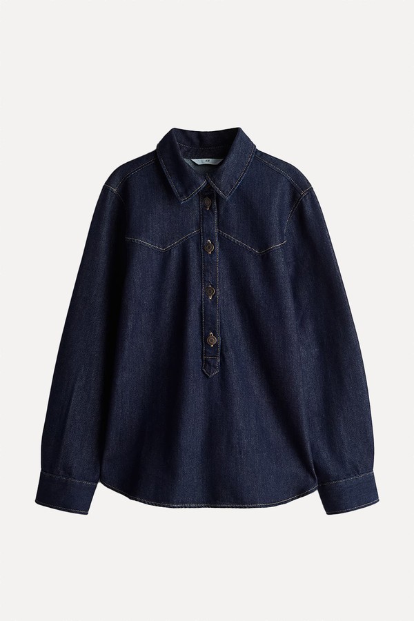 Popover Denim Shirt from H&M