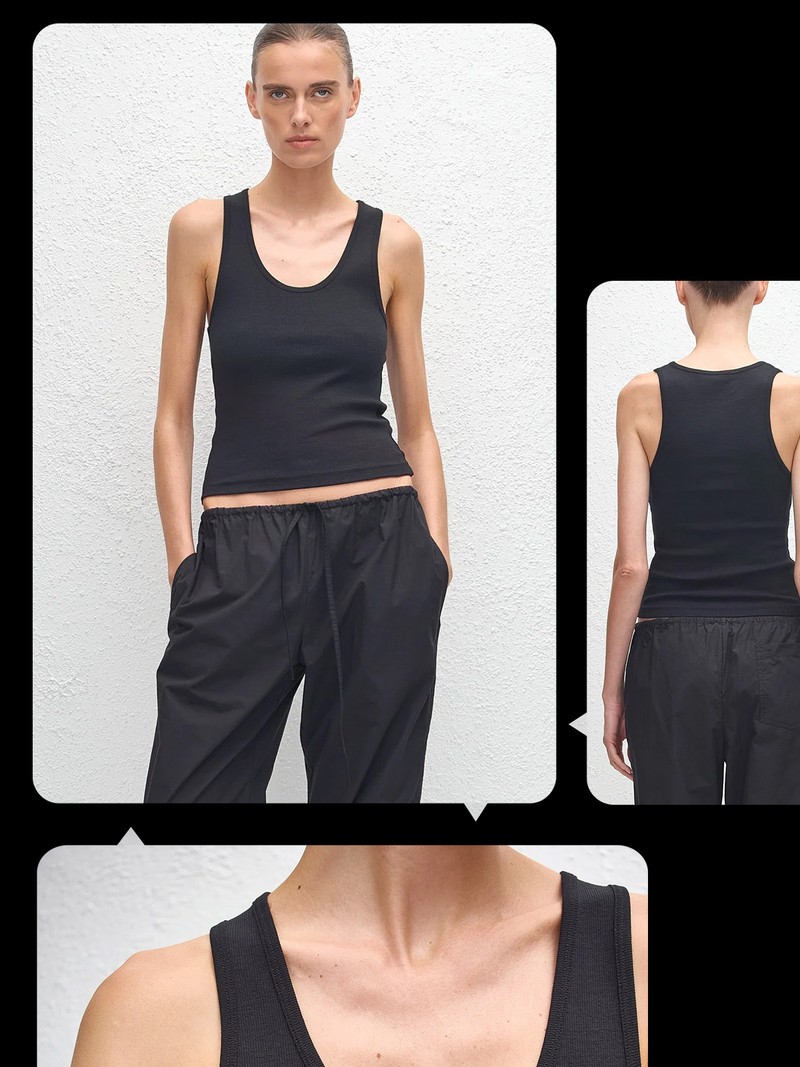 Classic Rib Tank from Matteau