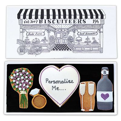 Wedding Letterbox Biscuits from Biscuiteers