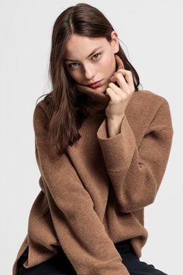 Soft Wool Turtleneck Sweater