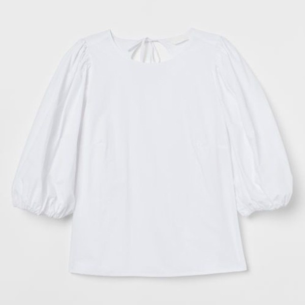 Puff-Sleeved Blouse from H&M