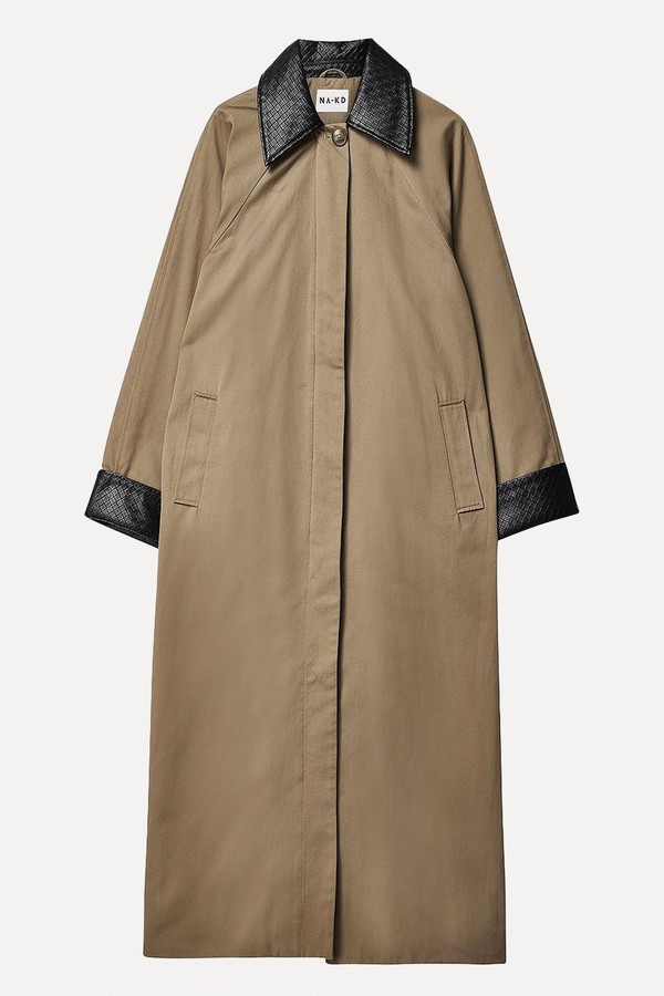 PU Detail Trenchcoat from NA-KD x Zoe Liss