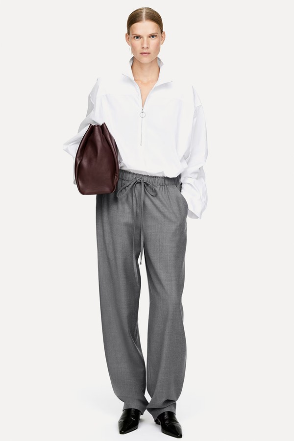 Drawstring Flannel Trousers from ARKET