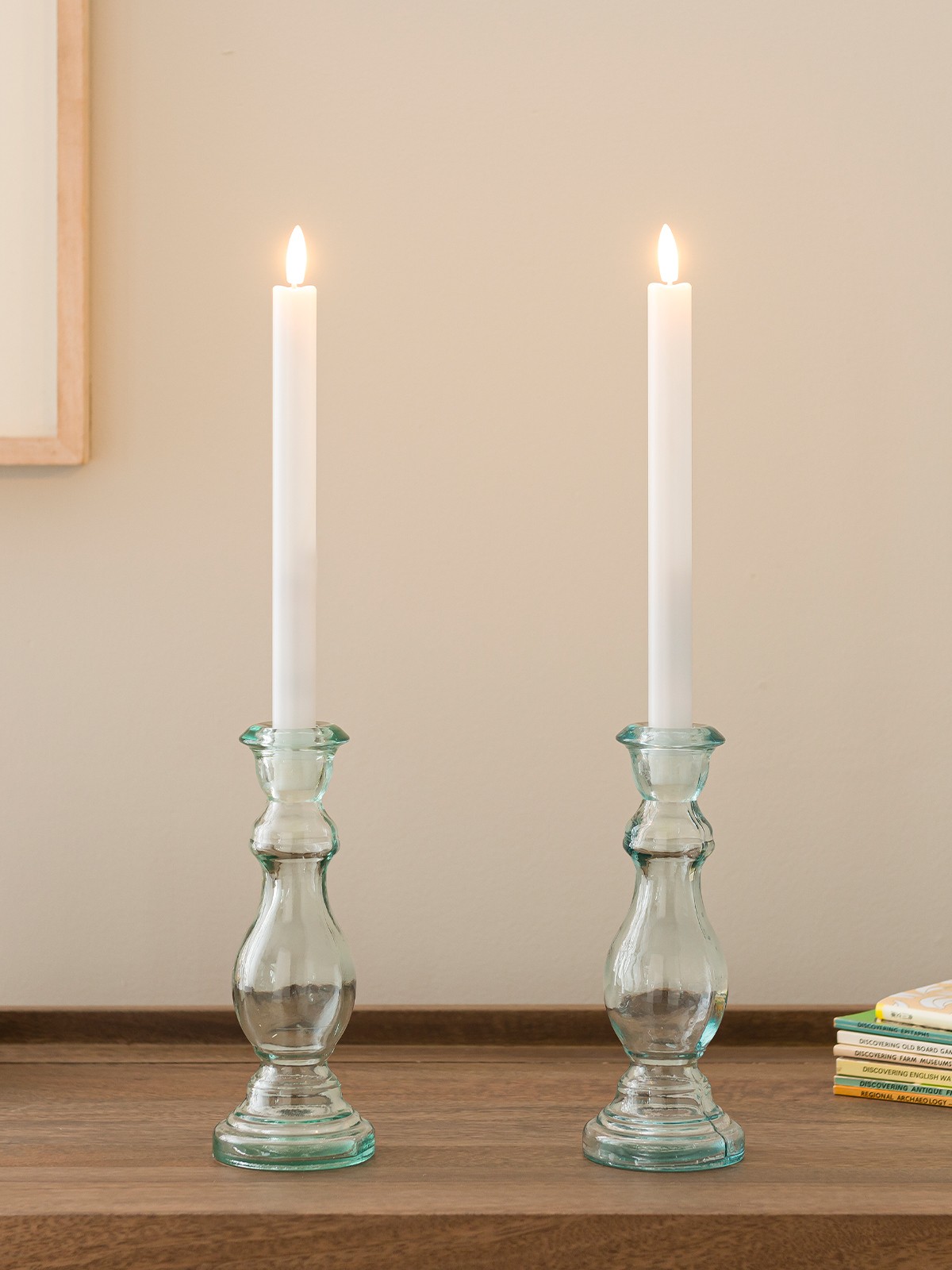 Set of 2 LED Candle Sticks