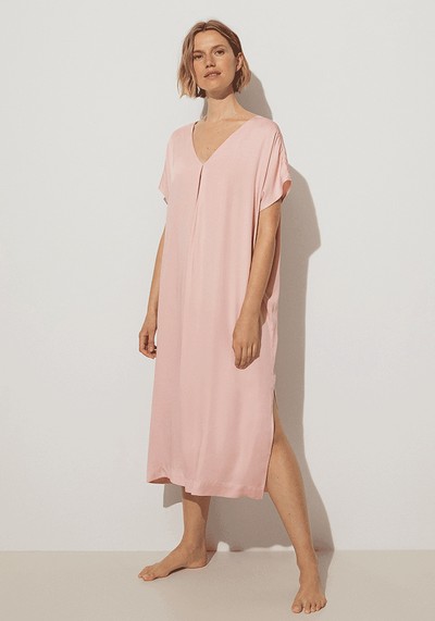 Plain Pink Kaftan from Oysho