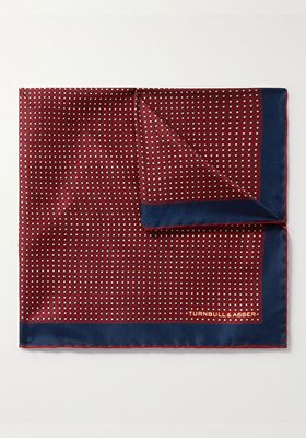 Printed Silk-Twill Pocket Square from Turnbull & Asser