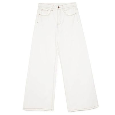 Super High Waisted Wide-Leg Jeans from Stradivarius