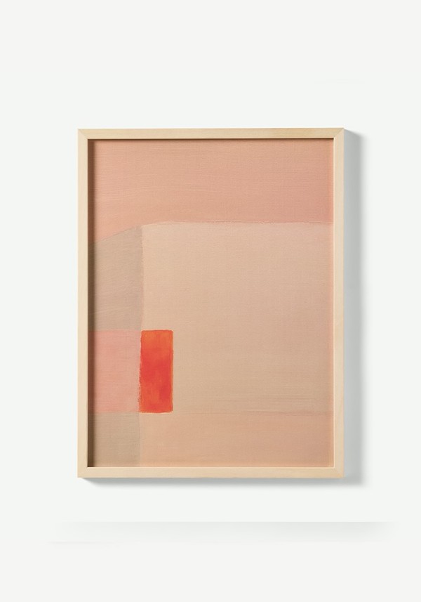 Chalk And Tangerine Print