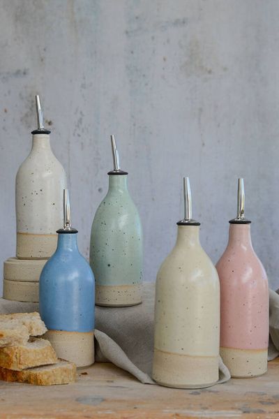 Handmade Stone Ceramic Oil Pourer, £40 | Habulous