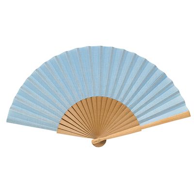 Solid Medium Blue Fan from Fern Fans