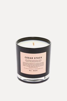 Cedar Stack Scented Candle from Boy Smells