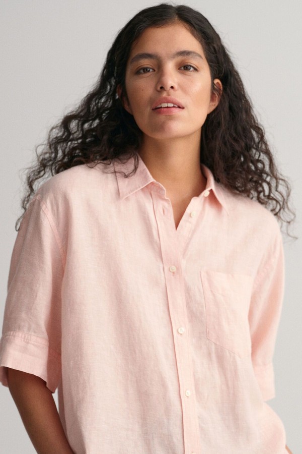 Regular Fit Linen Champbray Shirt