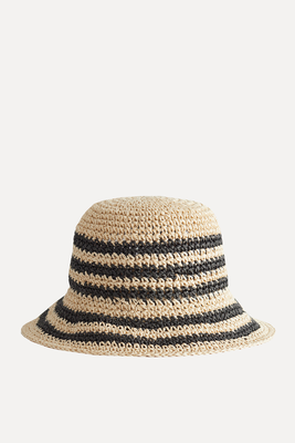 Crocheted Straw Bucket Hat from & Other Stories