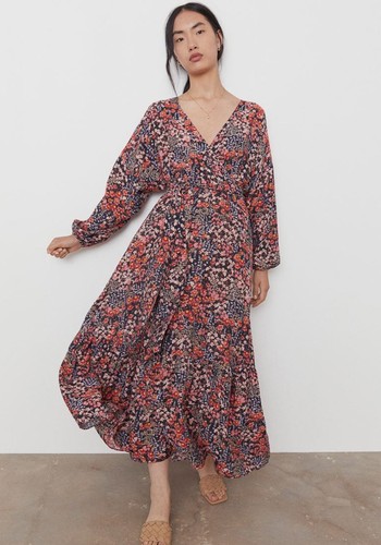 Long Wrap Dress