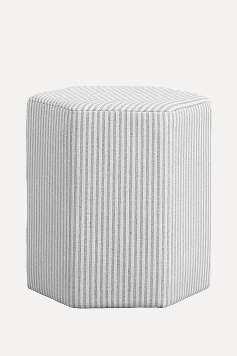 Shore Thin Stripe Stool from O&Co