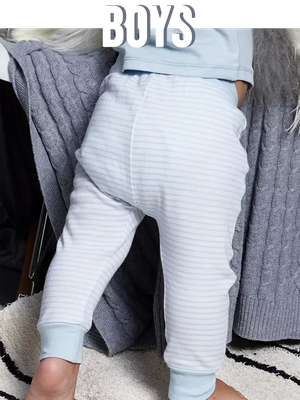 Stripe Print Joggers from The Little Tailor Kids