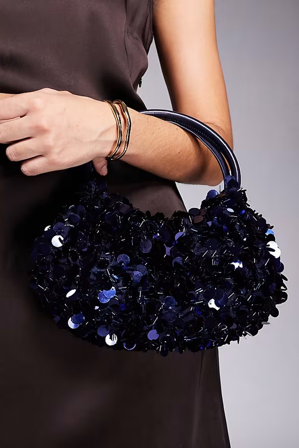Sequin Grab Clutch Bag from Asos Design