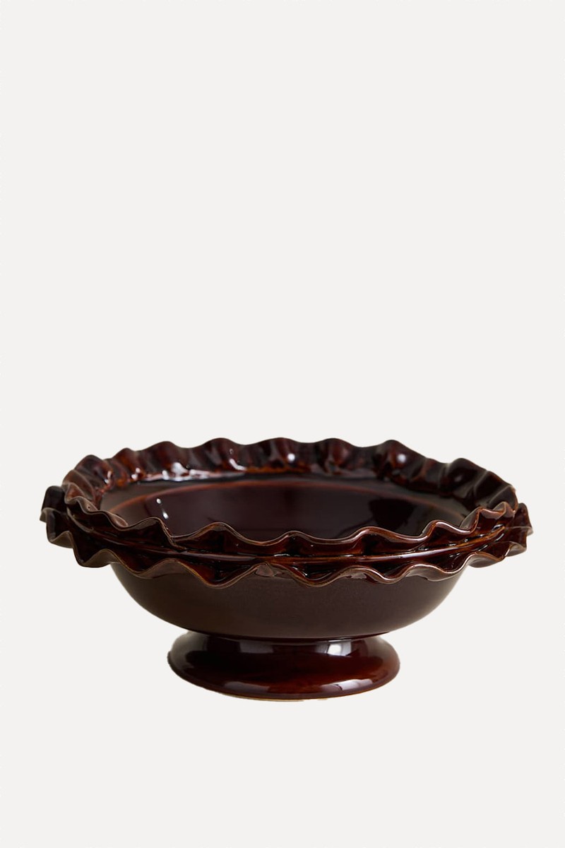 Frill Footed Ceramic Centrepiece