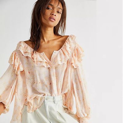 Cherry Bright Blouse from Free People