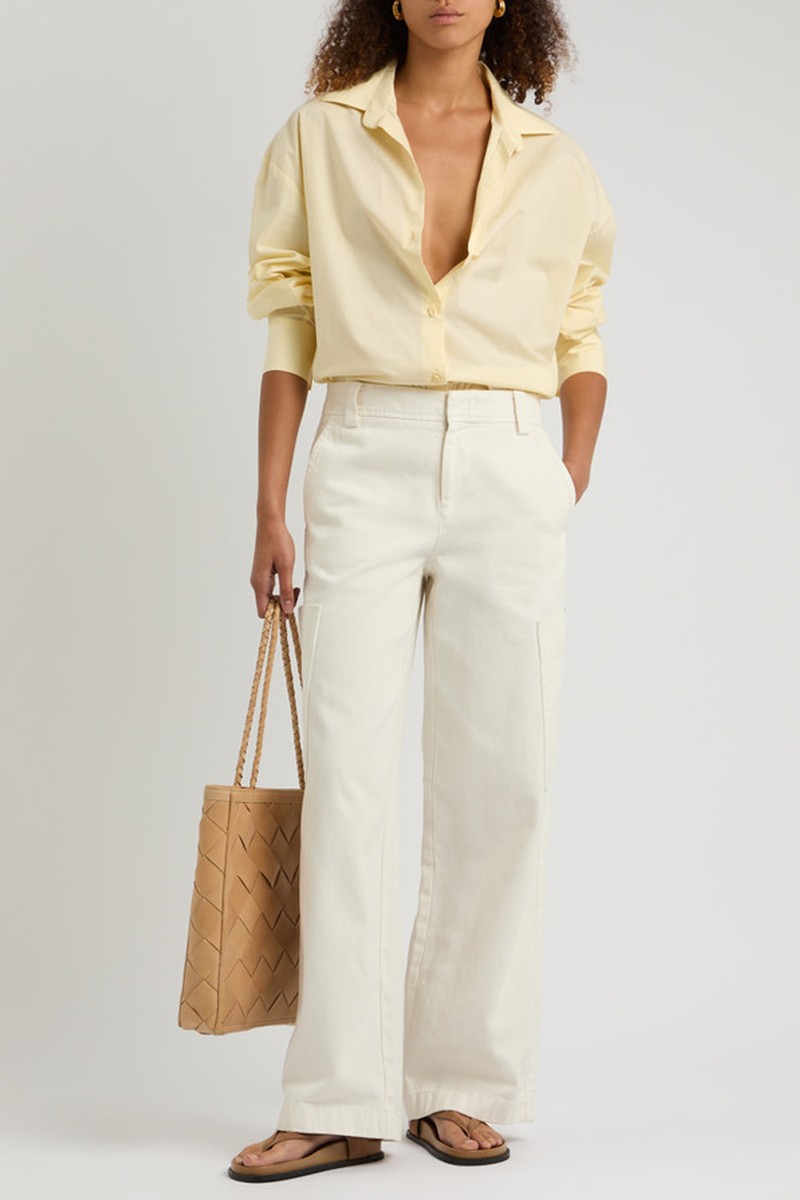 Vieste Oversized Cotton Shirt from Faithfull The Brand