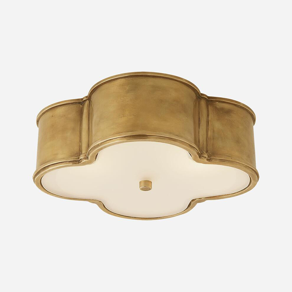 Basil Brass Ceiling Light from Andrew Martin